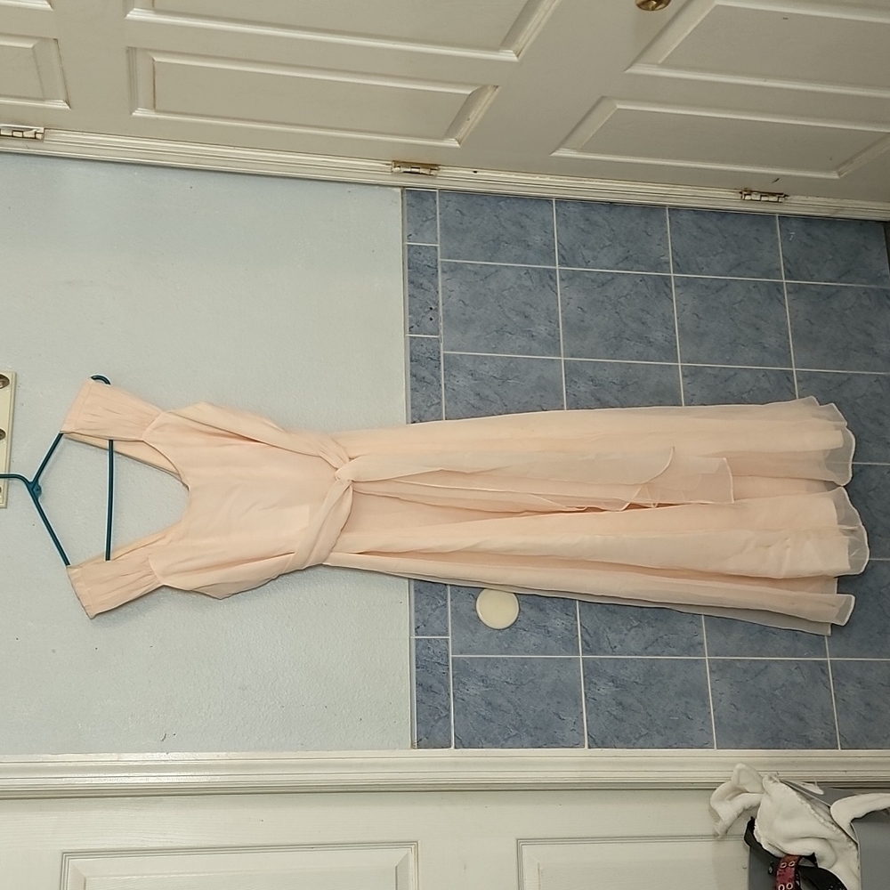 Soft pink dress